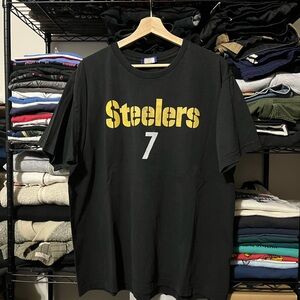 Reebok Black and Gold Steelers Tee